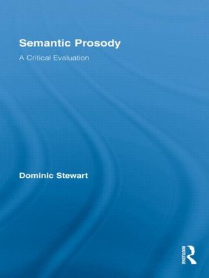 cover image of Semantic Prosody